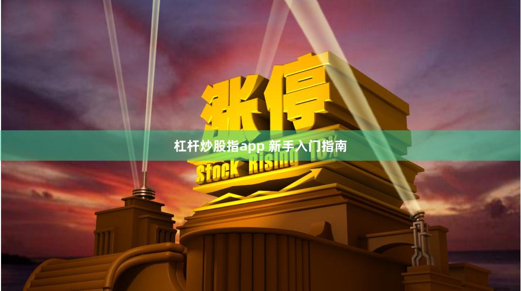 杠杆炒股指app 新手入门指南